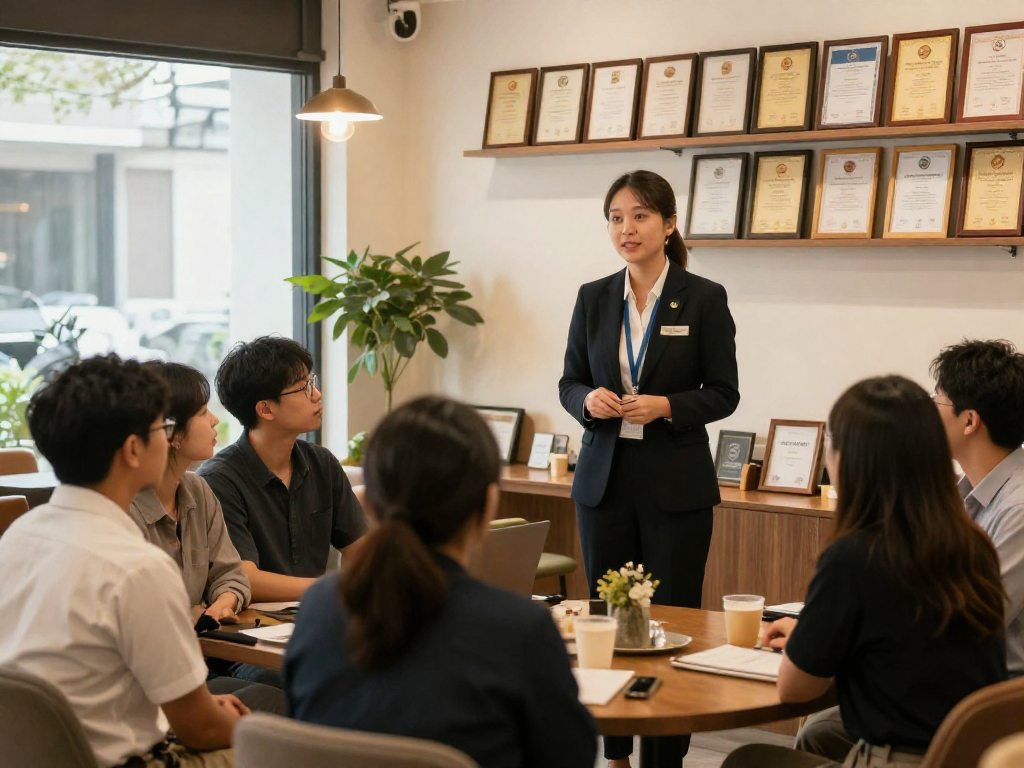 신뢰받는 밤오피 업체의 전문 서비스 제공 모습, 지역 사회 서비스.