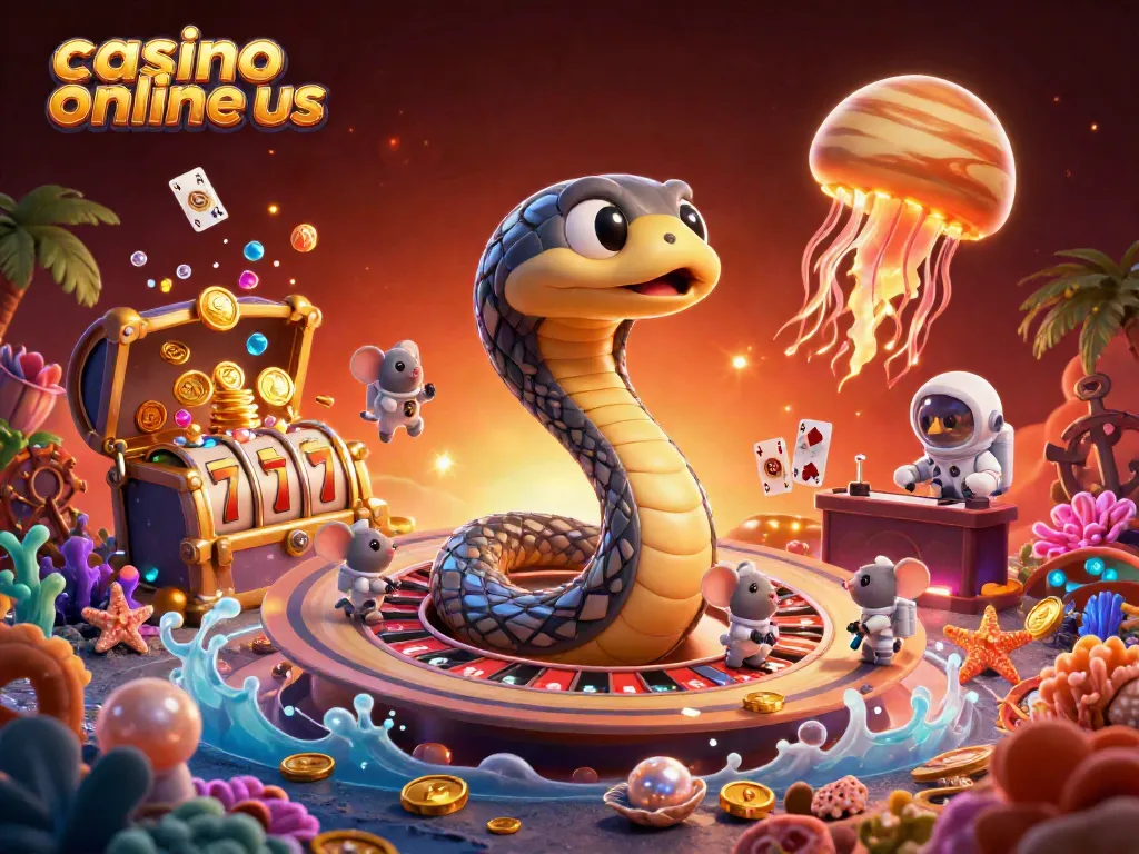 Bet and win at casino online us with this vibrant 3D illustration of a cosmic gambling scene featuring Saturn and live gameplay elements.