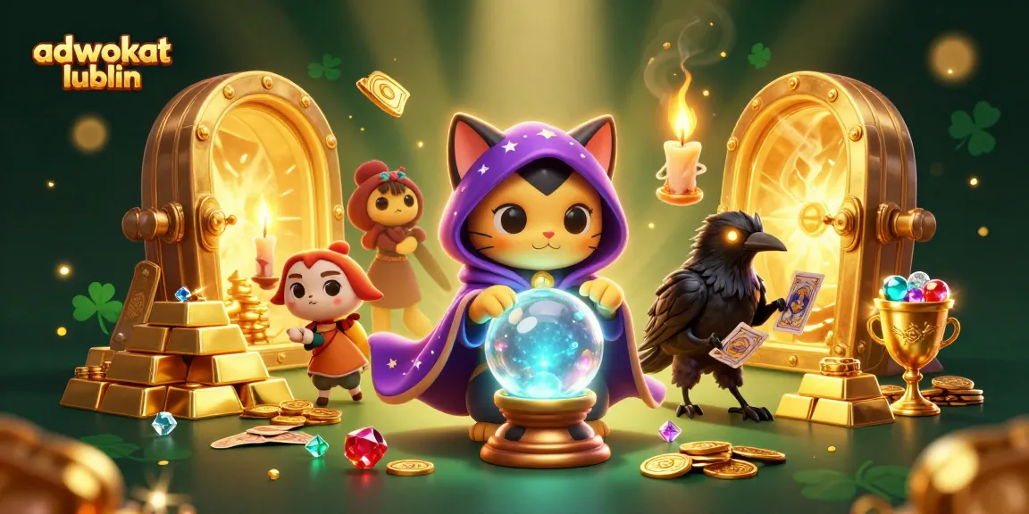 Engage with adwokat lublin and discover winning strategies in a vibrant casino-themed magical scene.
