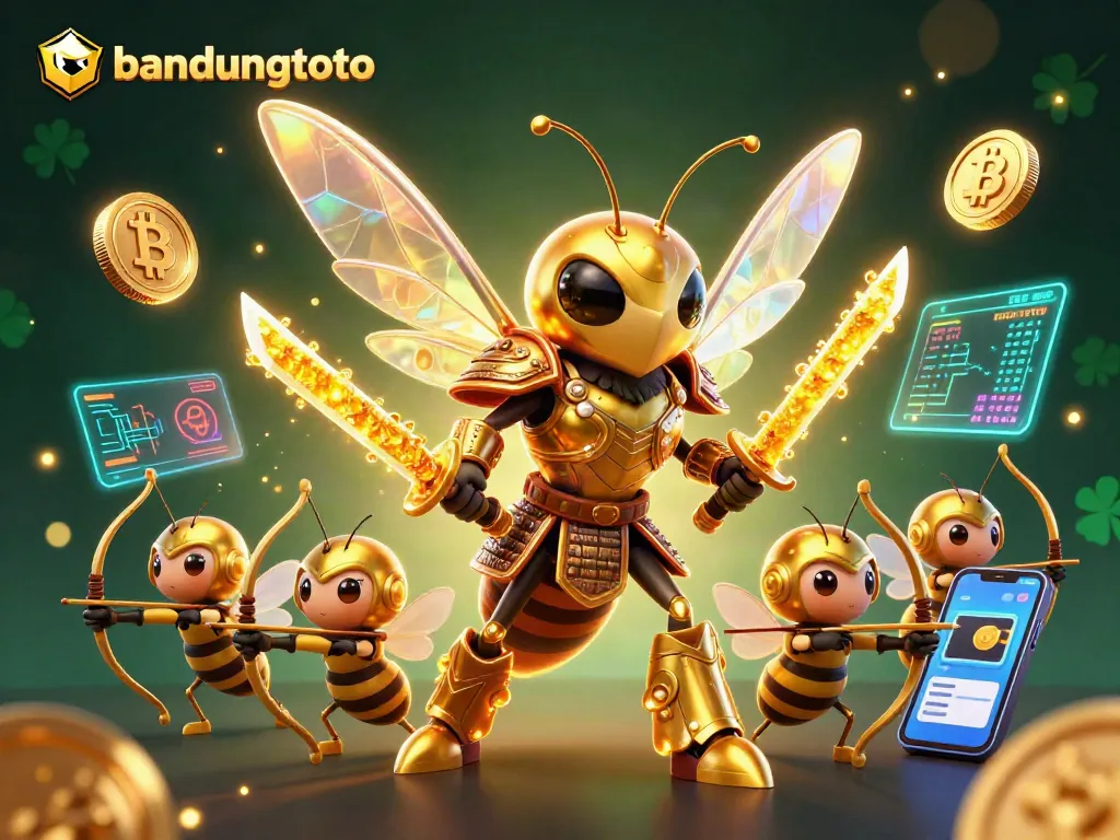 Experience excitement at bandungtoto with a vivid 3D illustration depicting vibrant gameplay elements.