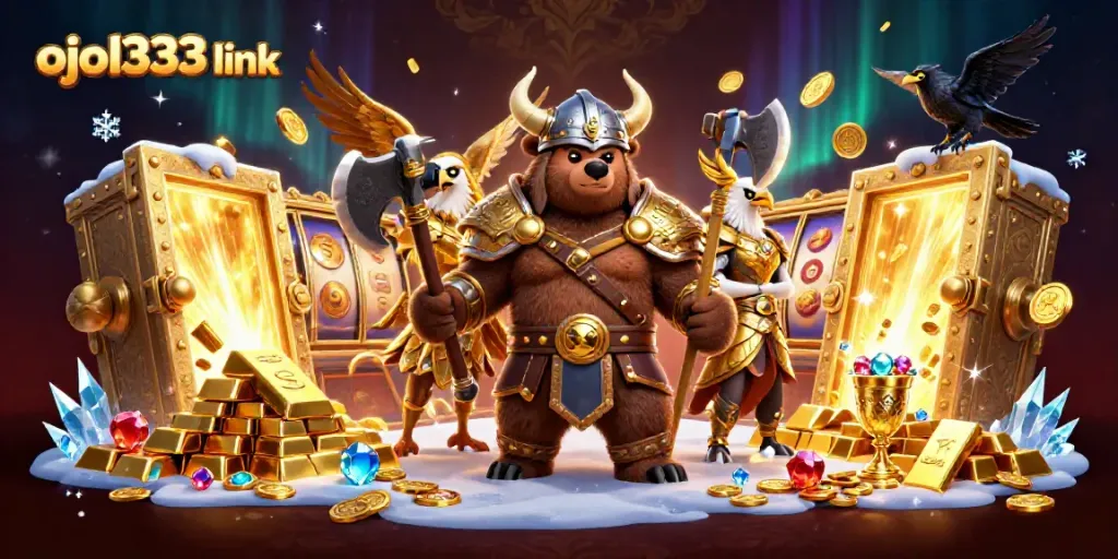 Engage with ojol333 link and discover thrilling slot action featuring iconic Viking and magical elements.