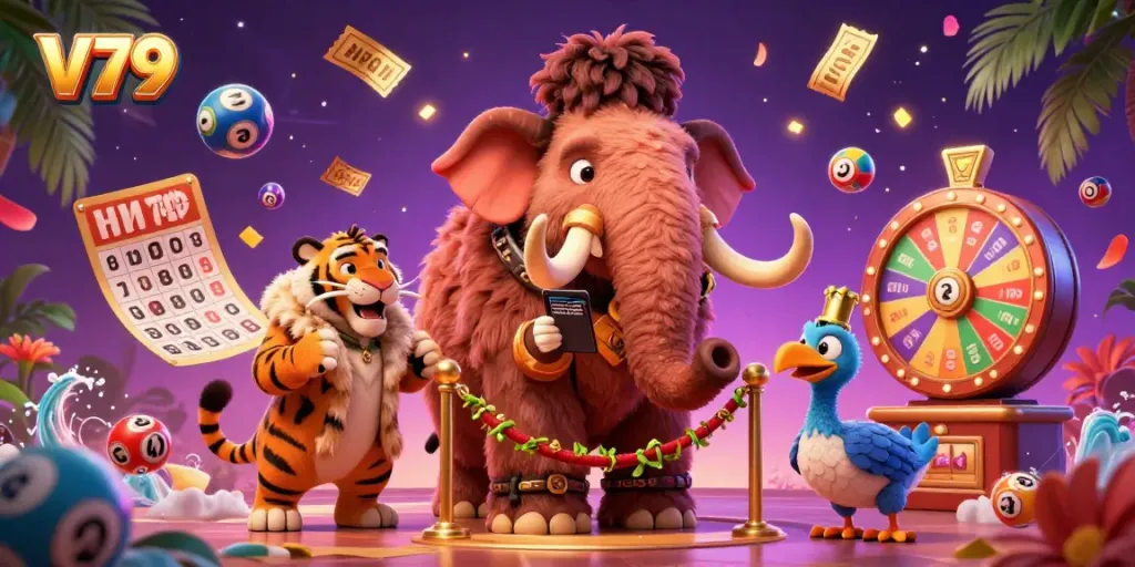 V79 mang đến trải nghiệm hấp dẫn với bouncer mammoth kiểm tra vé tại casino.