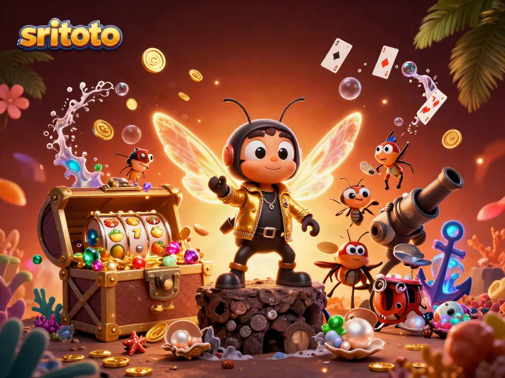 Mengeksplorasi keseruan sritoto dengan cicada rock star 3D dan elemen permainan kasino.