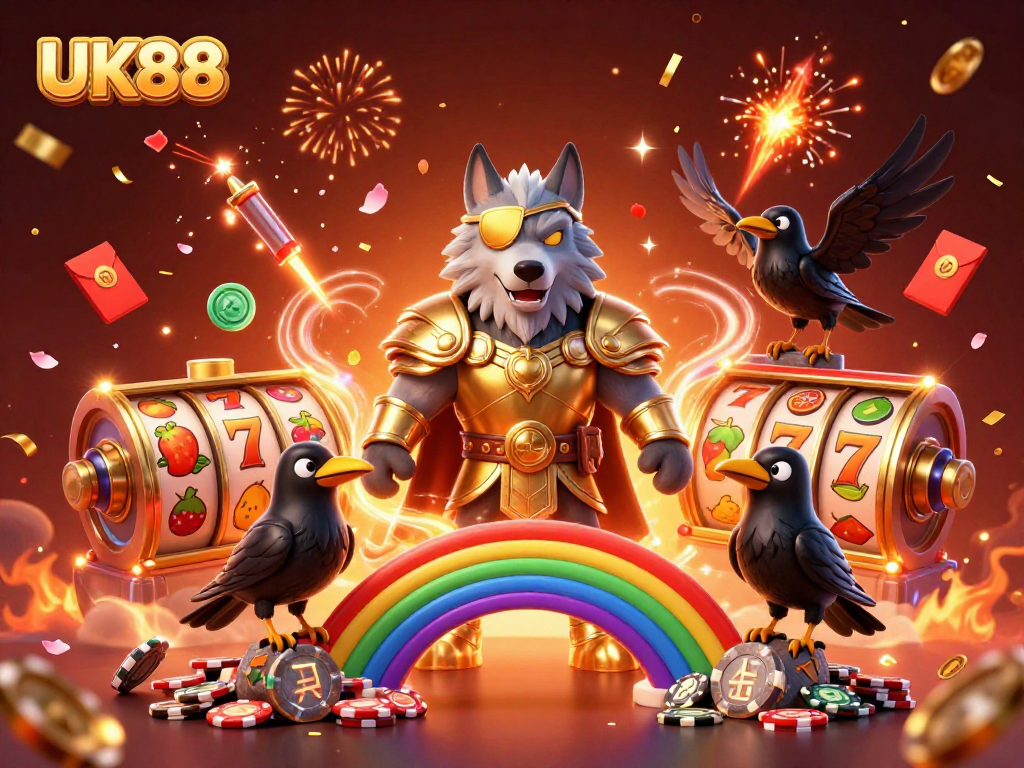 Engage in the vibrant world of UK88 with a Norse-inspired casino adventure featuring Odin and magical elements.
