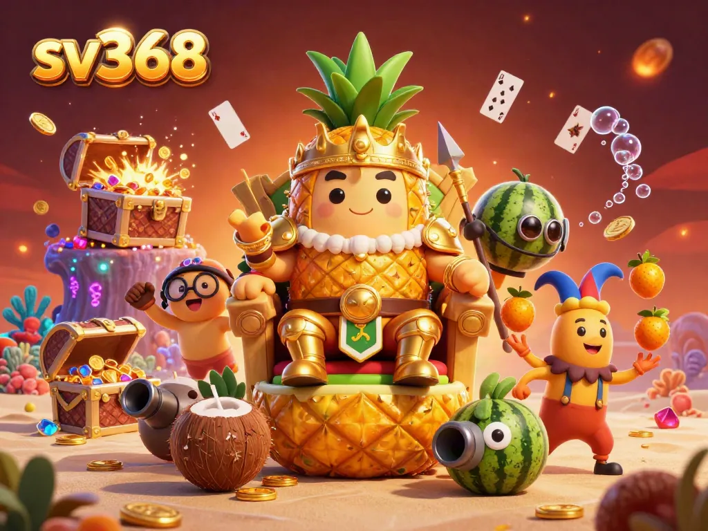 Engage in thrilling sv368 betting experiences with vibrant characters and gold-filled treasures.