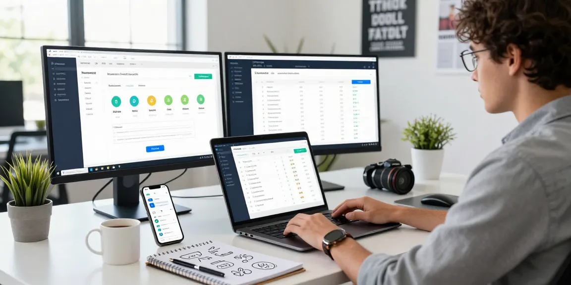 Buy app install strategy session in a modern digital marketing workspace.