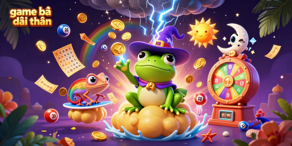 Engage in thrilling action with game bài đổi thưởng amid a vibrant scene of cartoon character chaos.